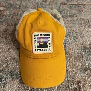 Patagonia Mustard Yellow Cap with Logo Patch